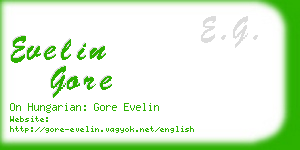 evelin gore business card